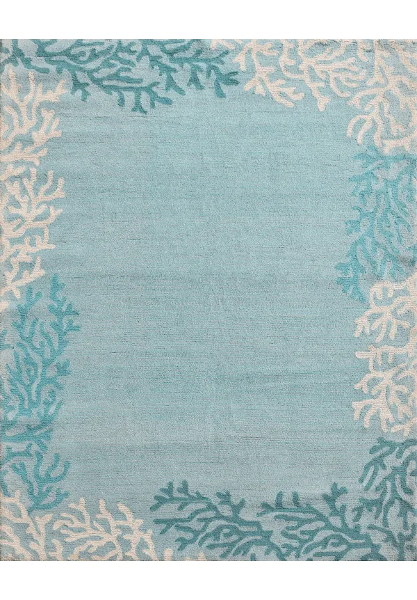 Artisan Weave Crafted Wool Viscose Area Rug