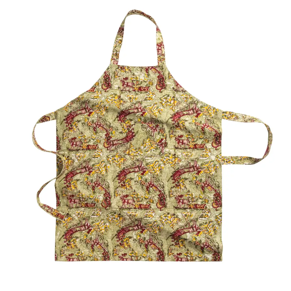 Classic Patterned Kitchen Apron