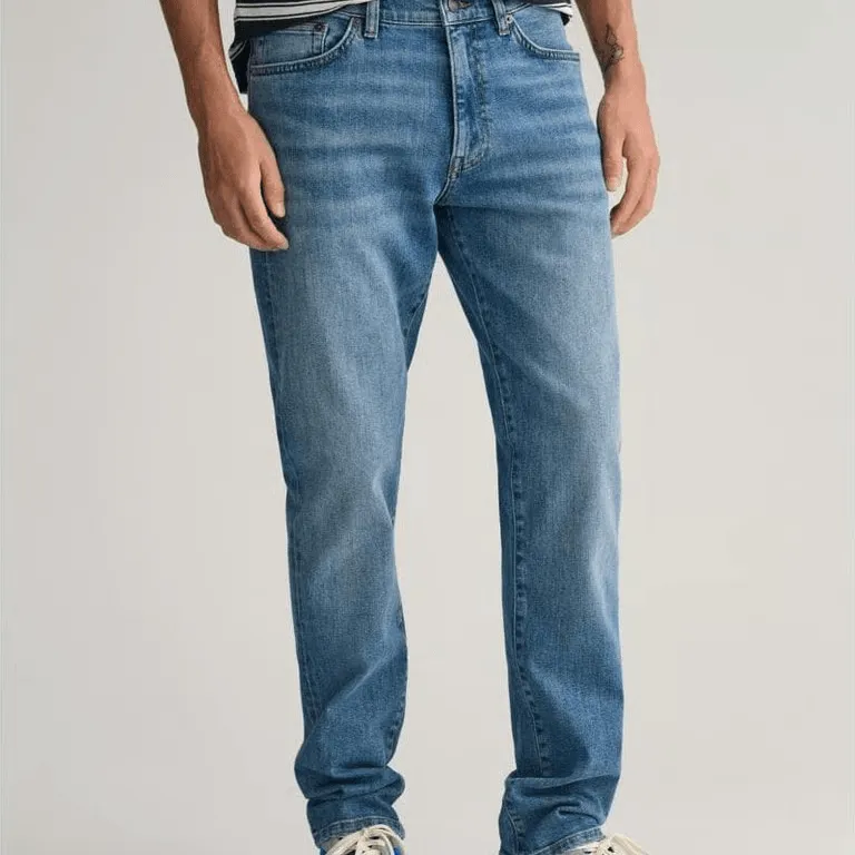 Refined Slim-Fit Stretch Denim Jeans