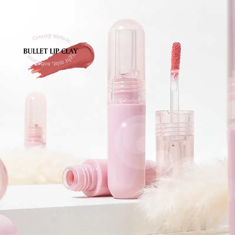 Vegan Velvet Lip Gloss Waterproof Long Lasting Matte Nude Liquid Lipstick