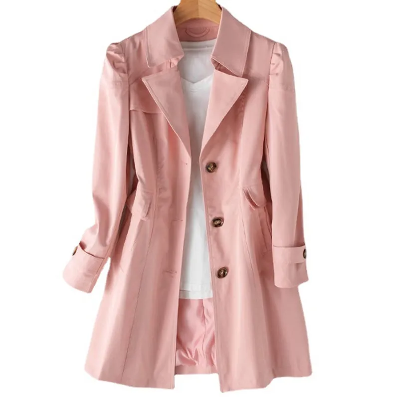 Classic Double-Breasted Trench Coat
