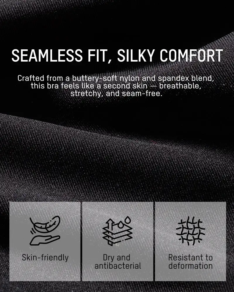Lifting Wire-Free Antibacterial Jelly Bra