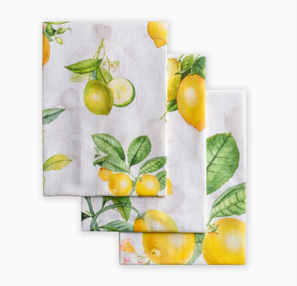 Limoncello Cotton Kitchen Towel Set