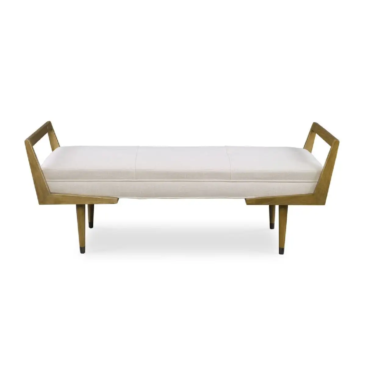 Tufted Fabric Accent Bench