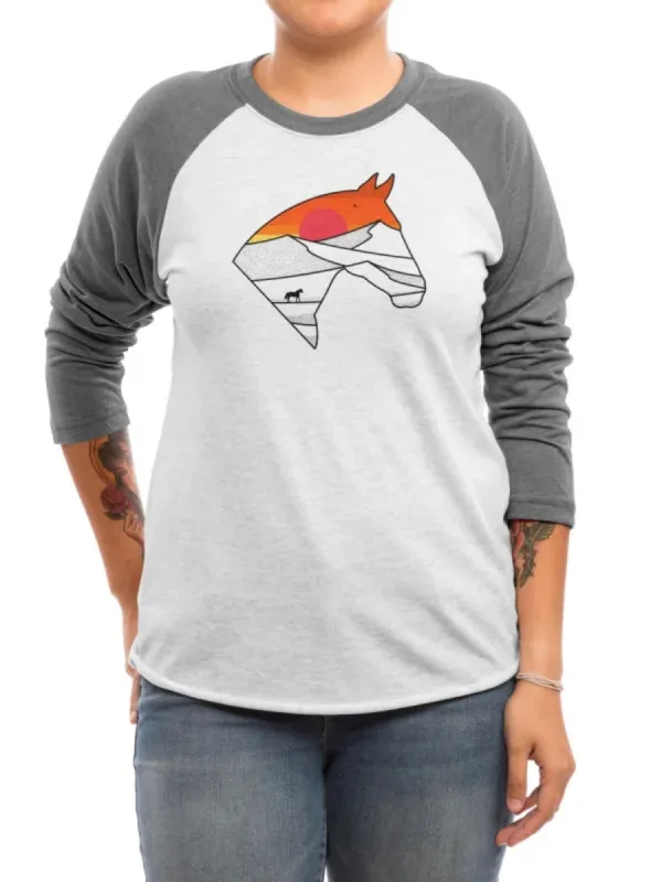 Geometric Horse Sunset T-Shirt