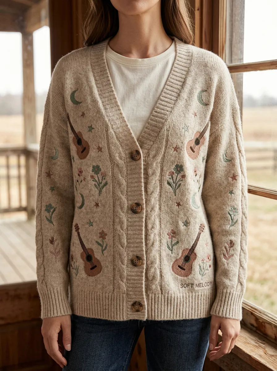 Heritage Women's Country Music Casual Cardigan