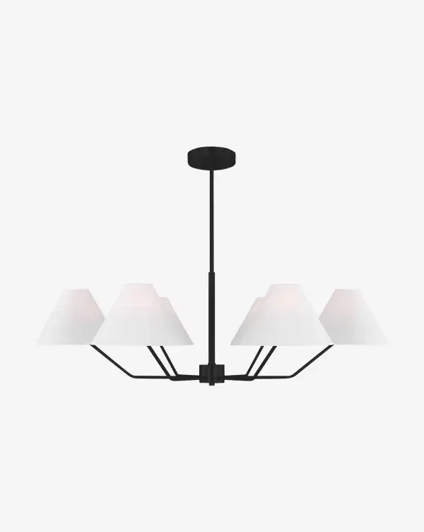 Modern Streamlined Chandelier