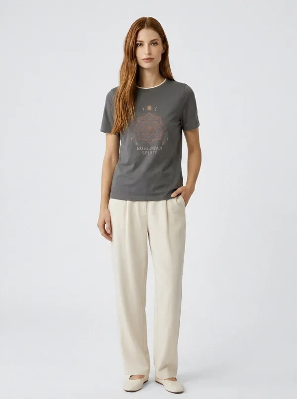 Bohemian Boho Celestial Mandala T-Shirt