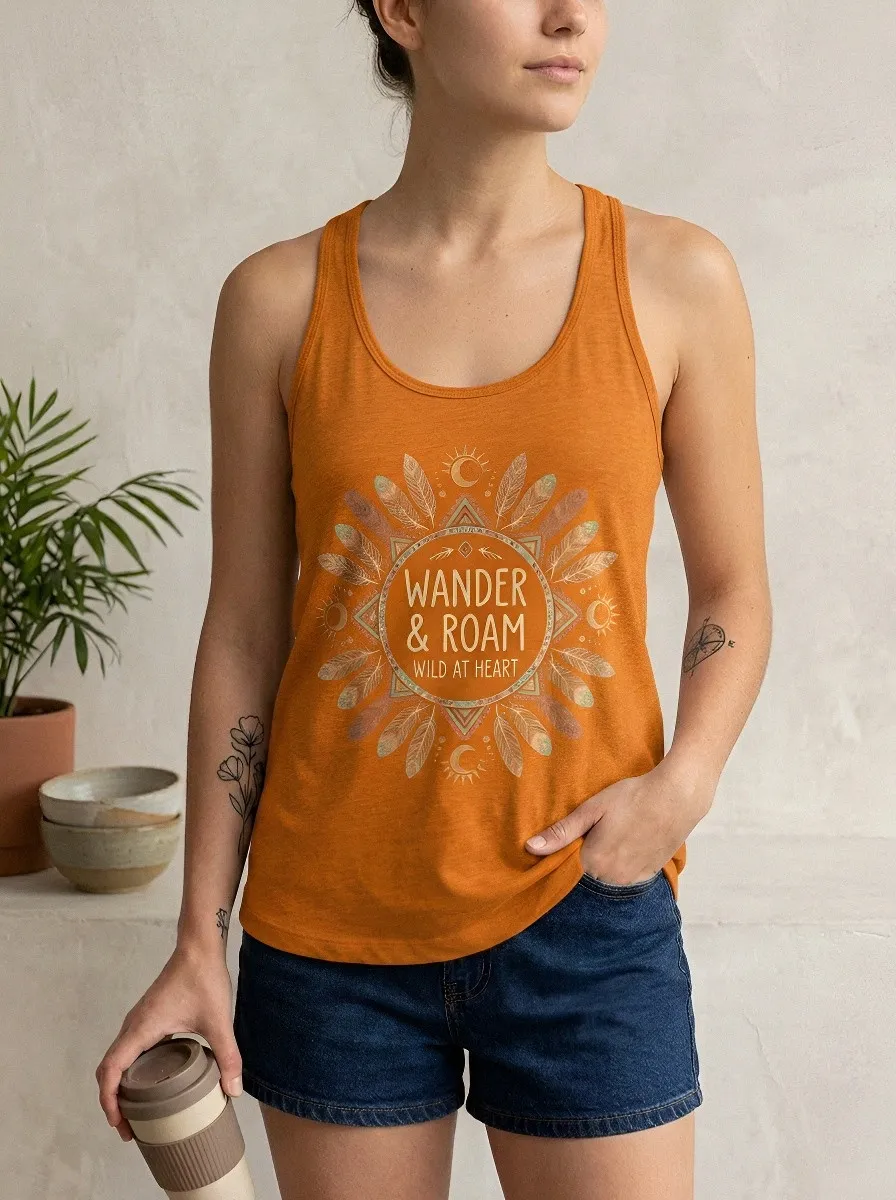Wander Roam Boho Tank Top