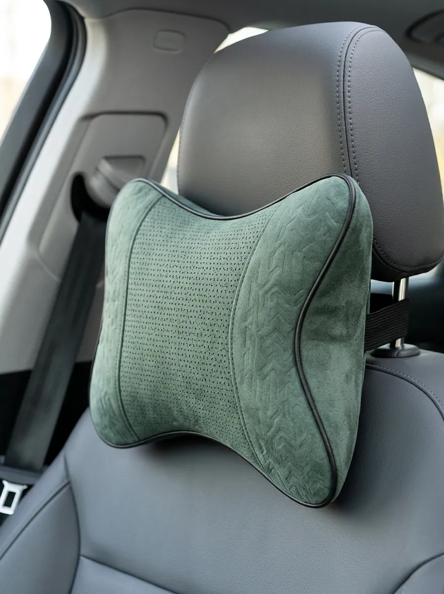 Modern Layered-Look Car Neck Support Pillow