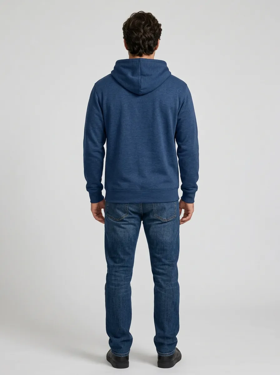 Men's Winter Holiday Skiing Cable Car Printed Hoodie