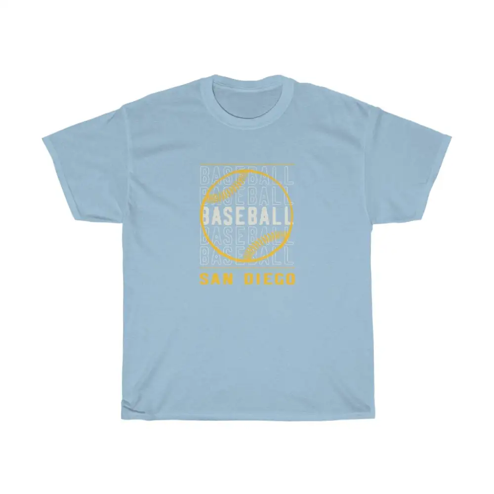 Baseball San Diego with Baseball Graphic T-Shirt