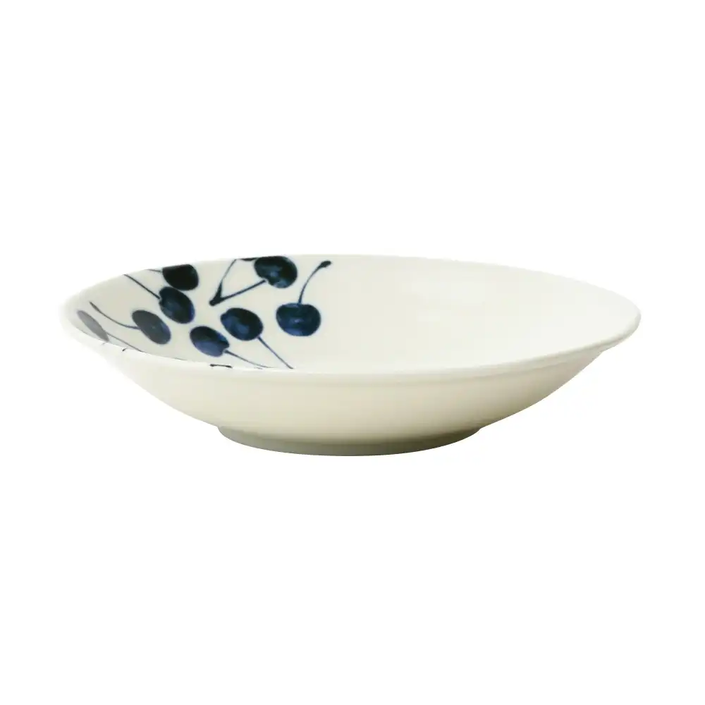 Keiryo Cherry Deep Plate for Appetizer Serving