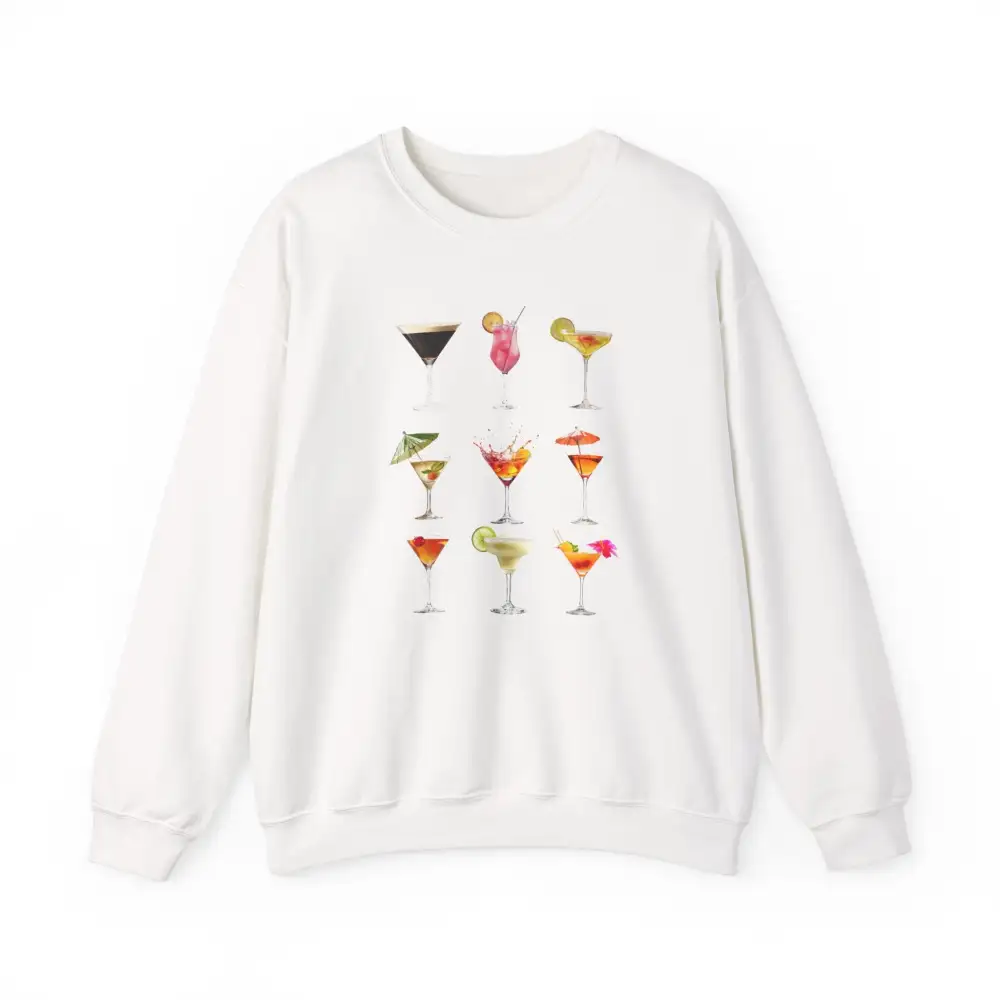 Cocktail Lineup Graphic Sweatshirt
