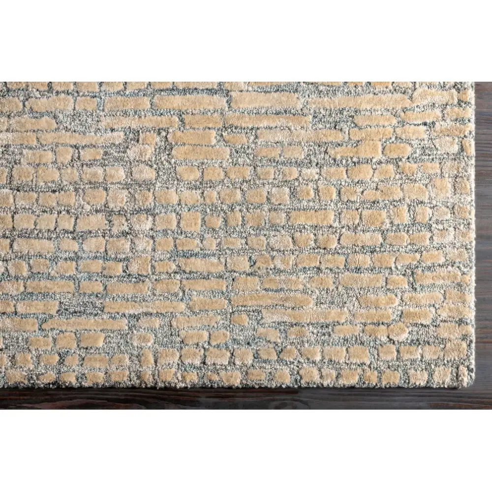 Hand-Tufted Viscose Blend Carpet