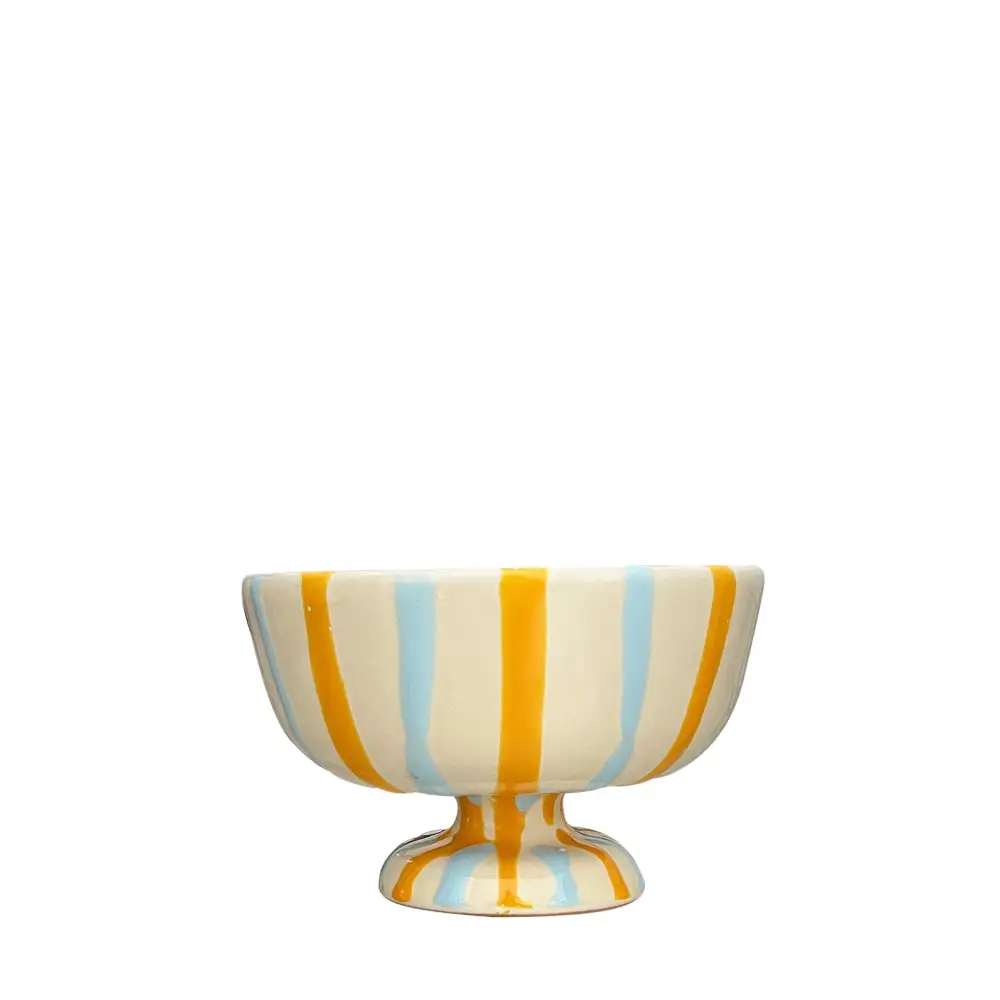 Coastal-Inspired Ceramic Dessert Cup