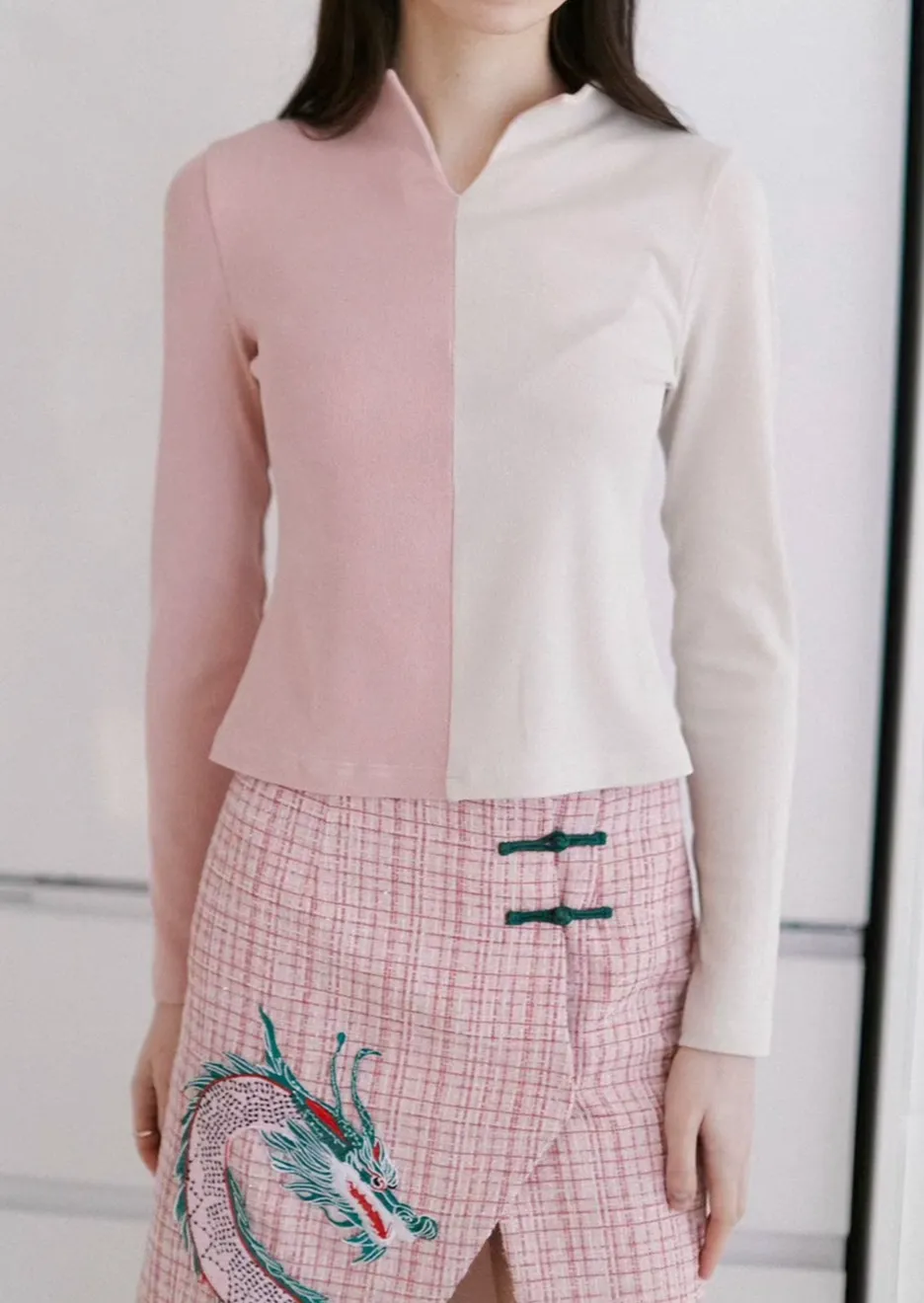 Clean Seaside Everyday Casual Embroidered Skirt