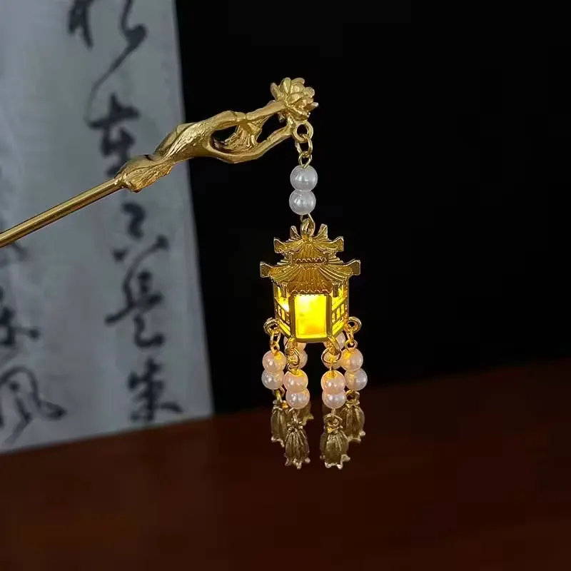 Artistic Palace Luminous Hairpin