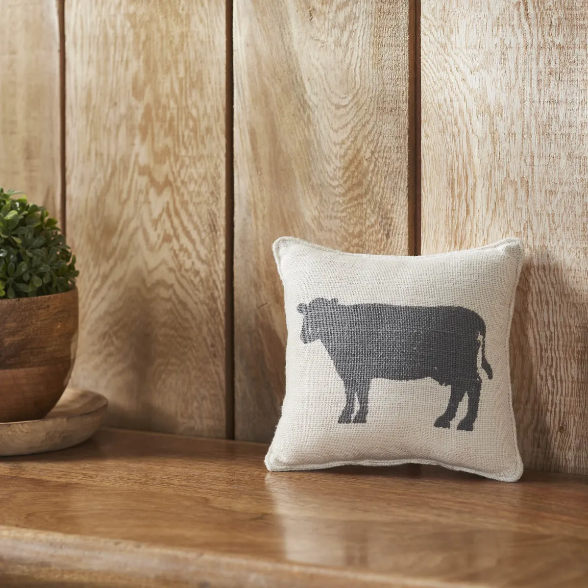 Modern Farm Animal Decorative Accent Pillow