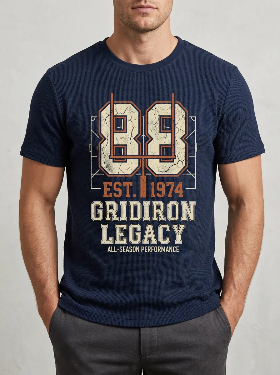 Men's Football Fan Gridiron Legacy 88 Printed T-shirt