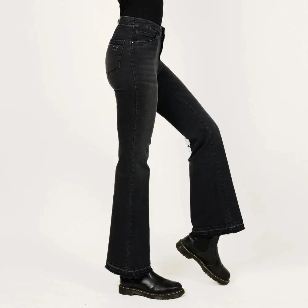 Bootcut High Rise Denim Jeans