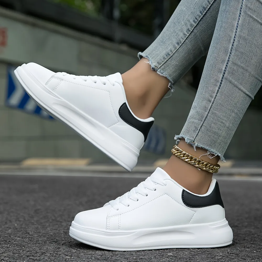 Platform Low Soft Sole Skate Sneakers