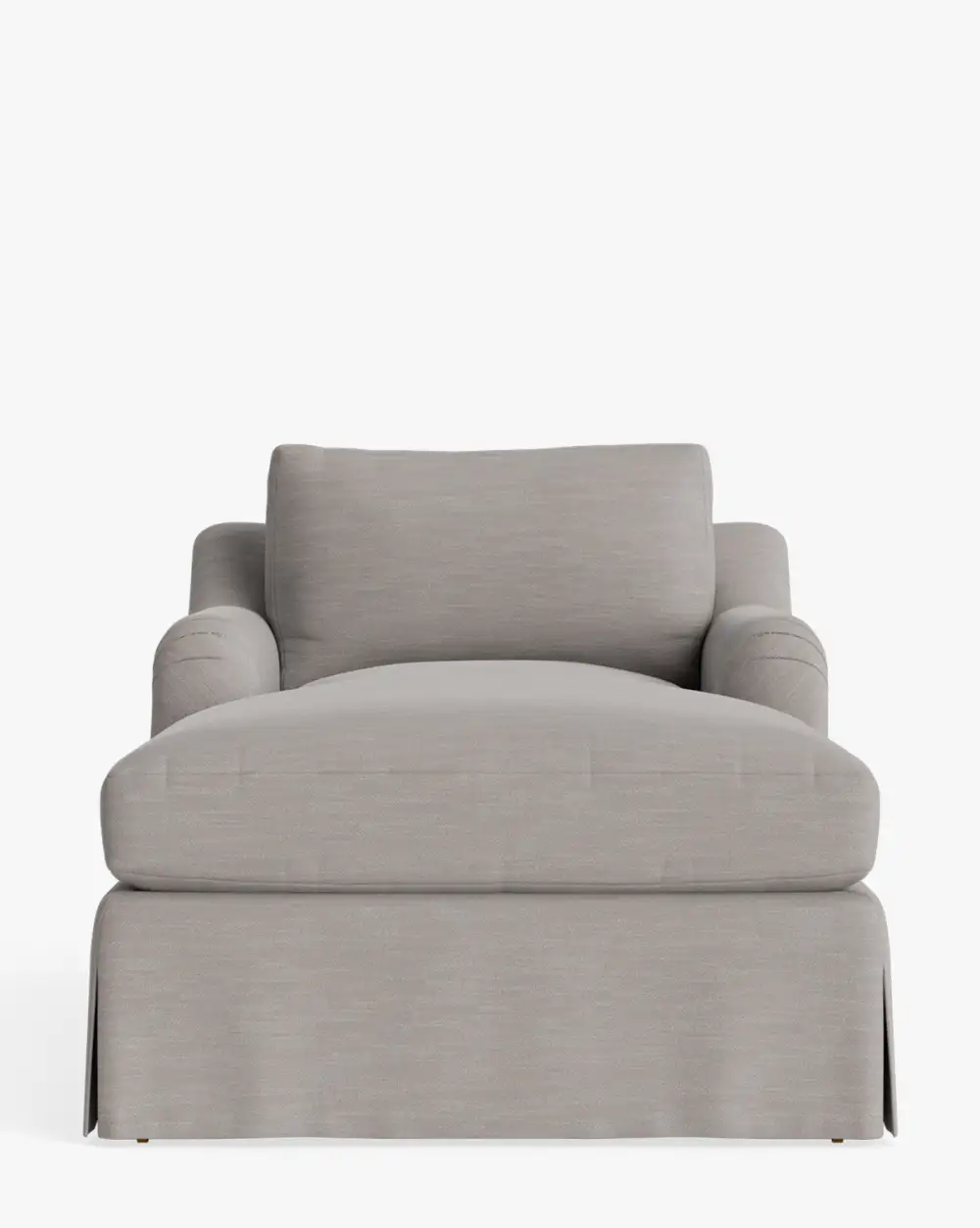 Traditional Wood Chaise