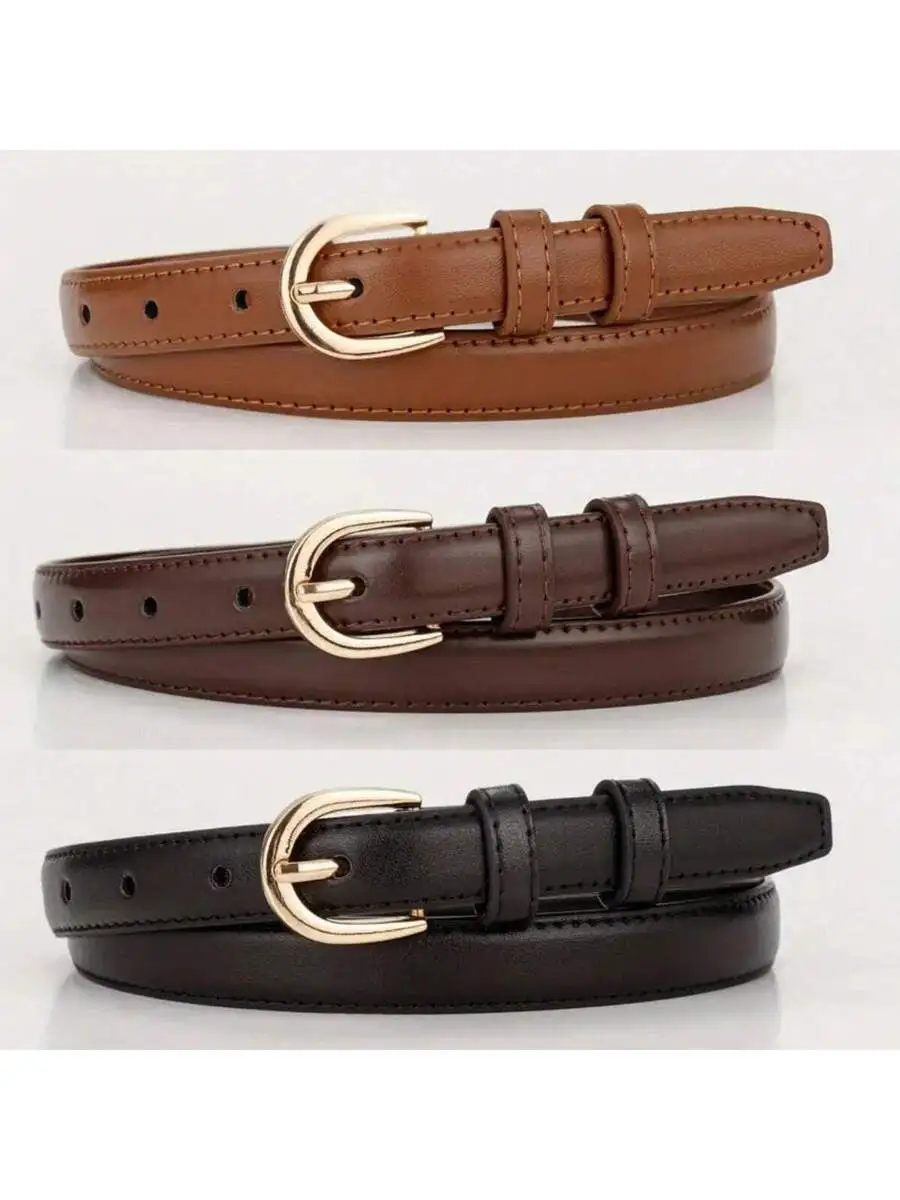 Rounded Strap Casual Belt