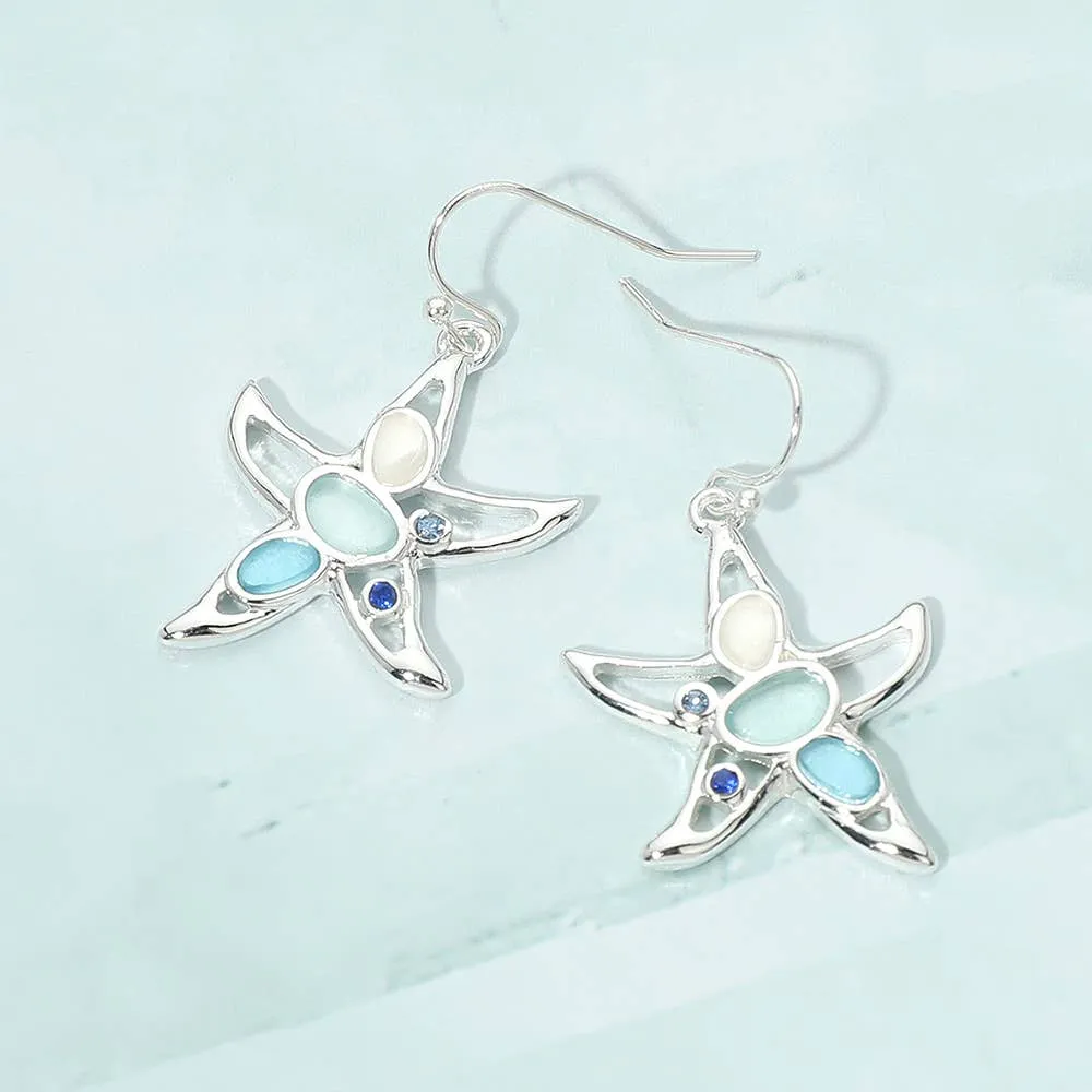 Sculptural Textured Drop Earrings