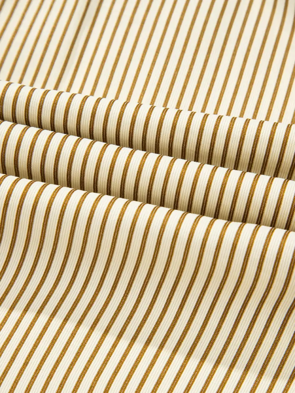 Striped Long Sleeve Collared Mini Dress