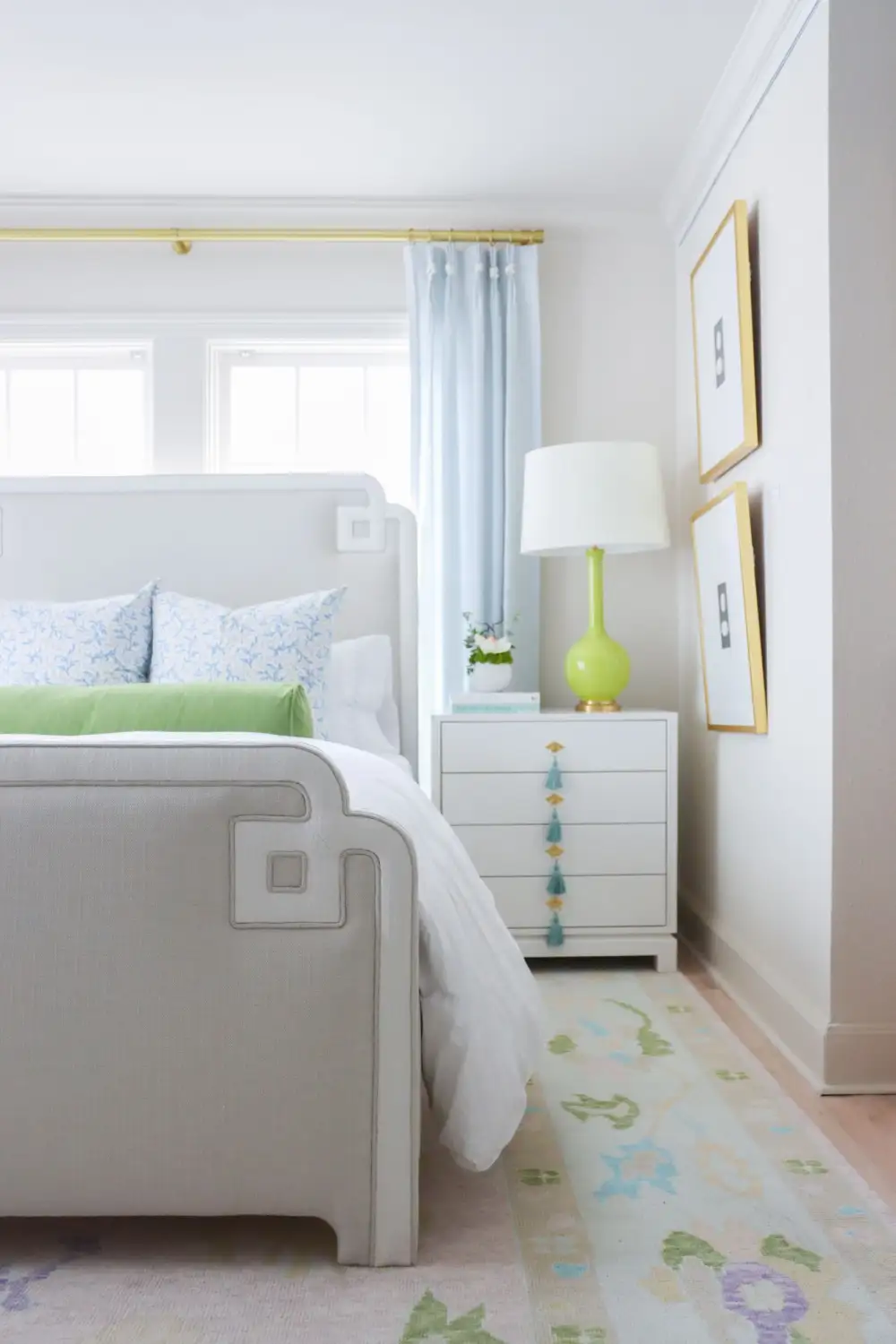Refined Upholstered Bed