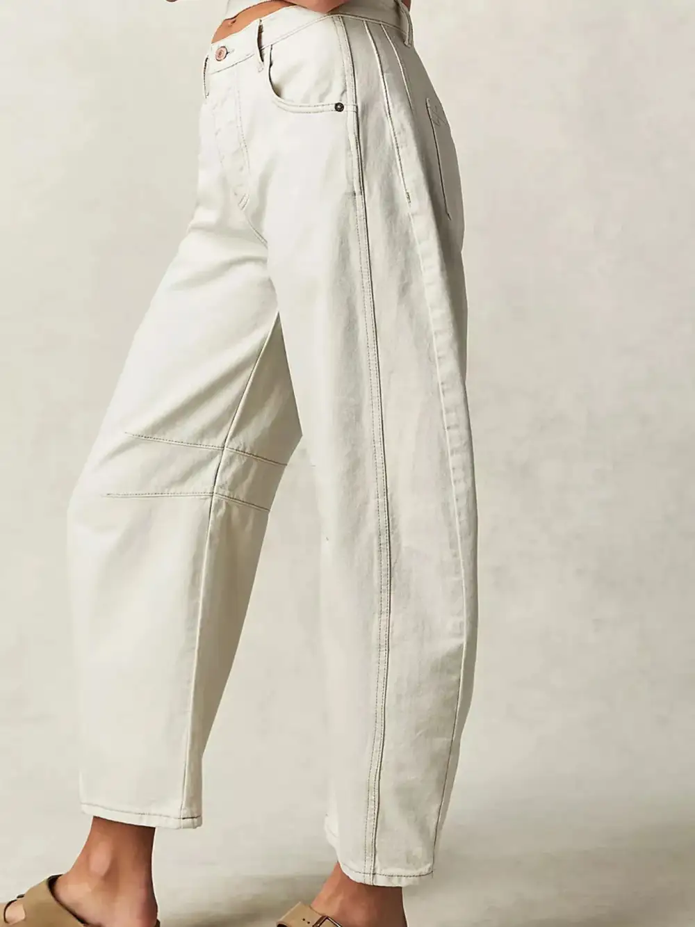 Clean Simple Trim Denim Jeans