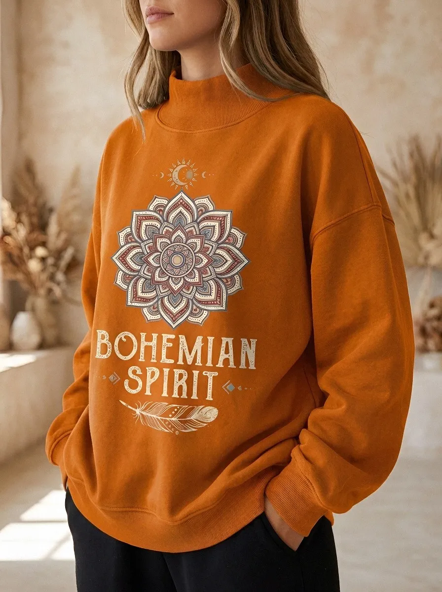 Bohemian Spirit Mandala Sweatshirt