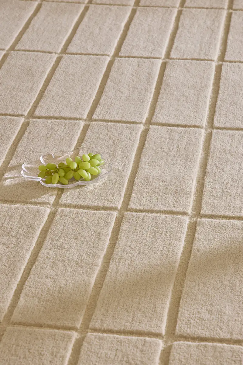 Wool Tufted Geometric Understated Area Rug