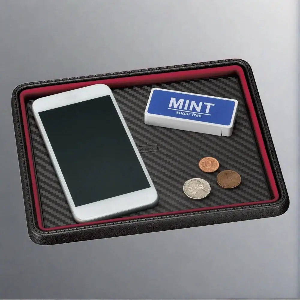 Carbon Finish Non Slip Tray