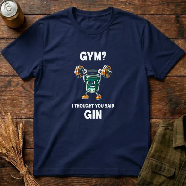 I Thought You Said Gin Graphic Cotton T-Shirt
