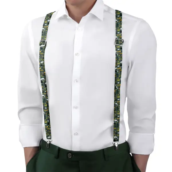 Iconic Pattern Suspenders
