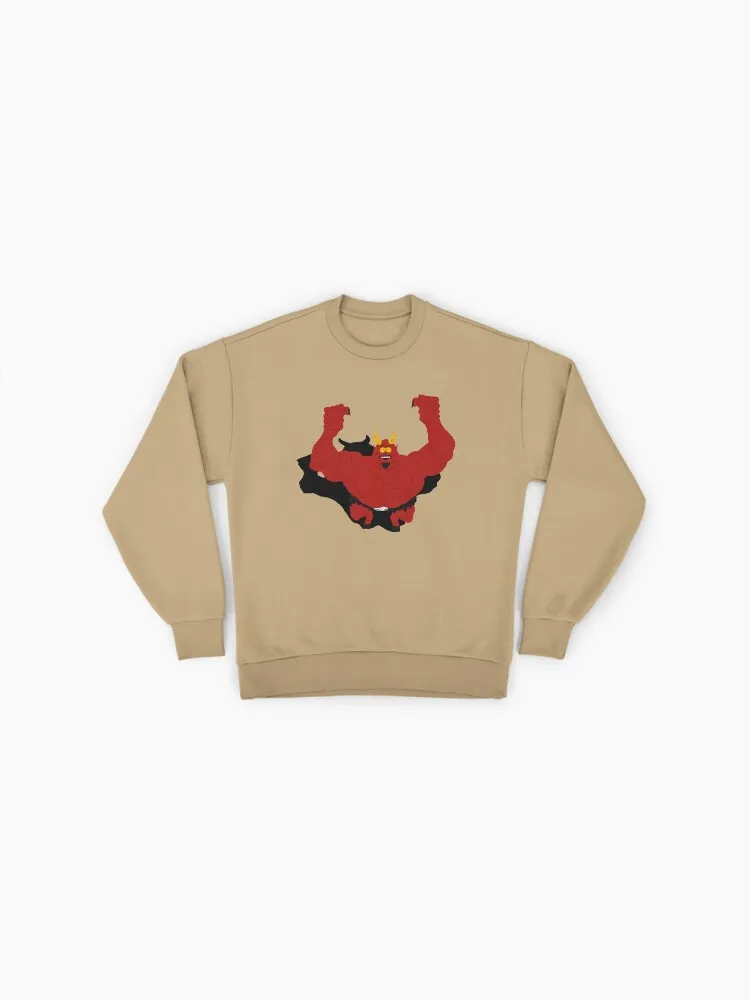 Cartoon Satan Character Art Sweatshirt