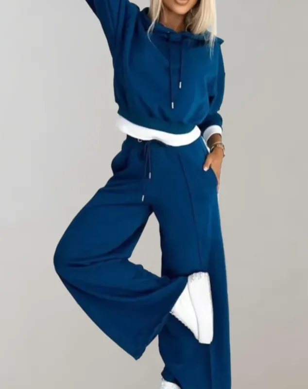 Casual Hoodie Tracksuit Set