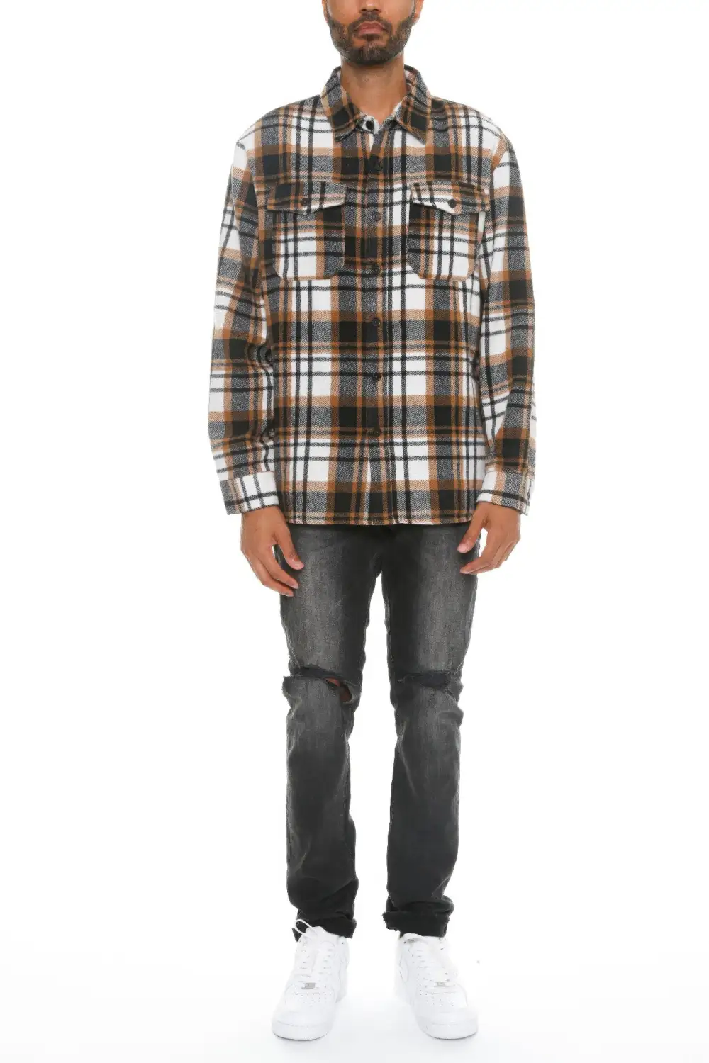 Checkered Soft Flannel Shacket