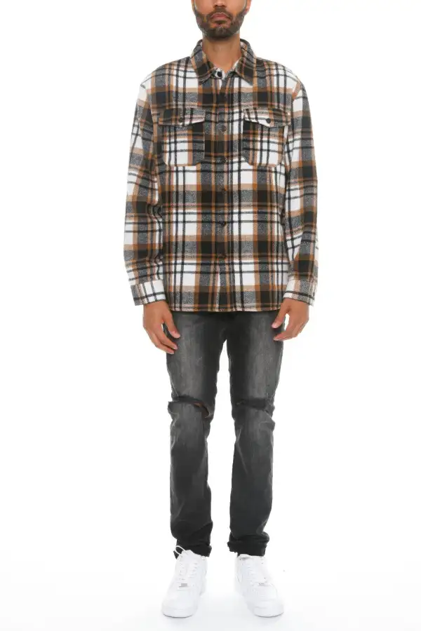 Checkered Soft Flannel Shacket