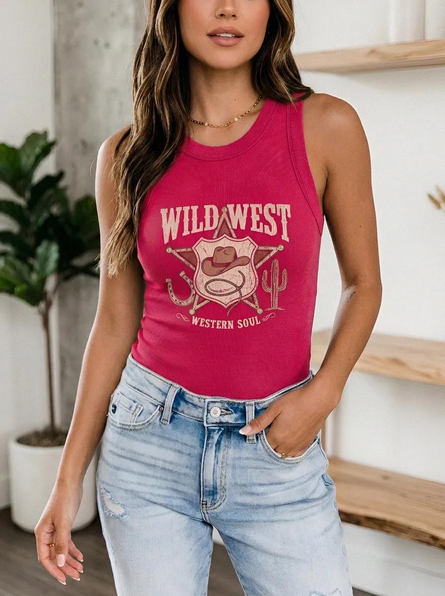Western Cowboy Wild Tank Top