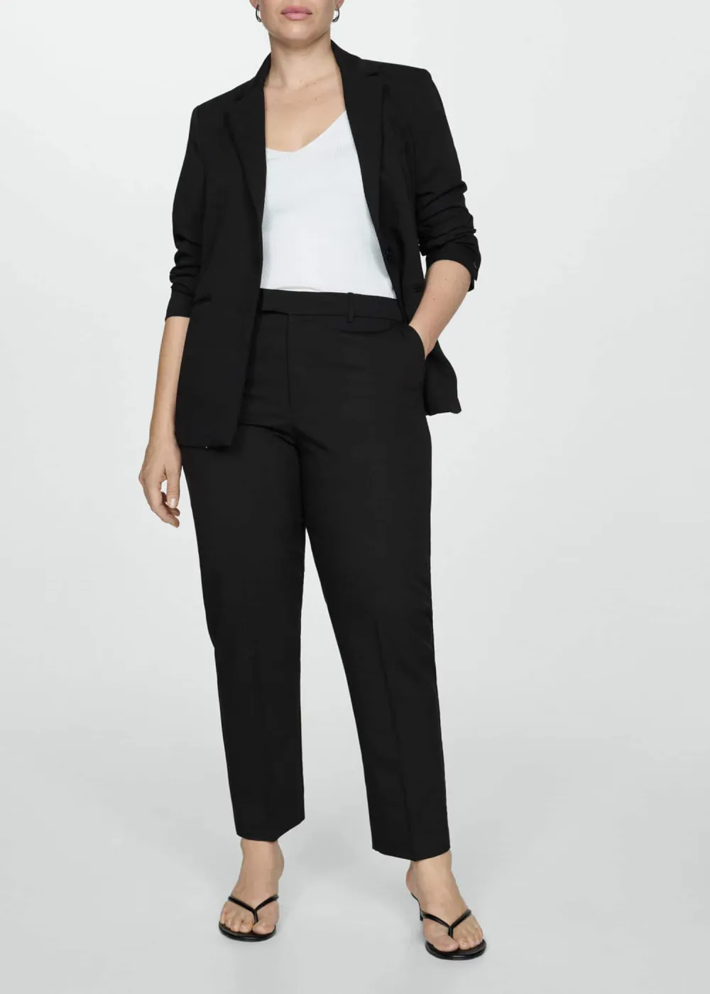 Straight Suit Pants