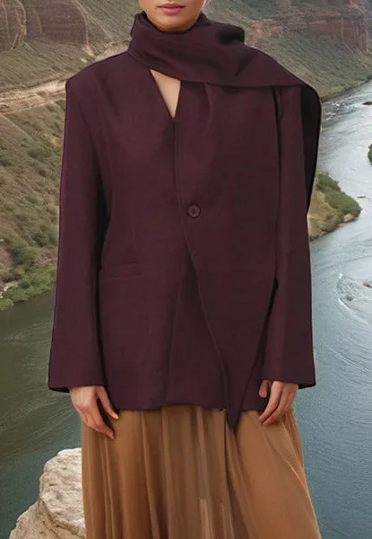 Loose Shawl Collar Chic Blazer
