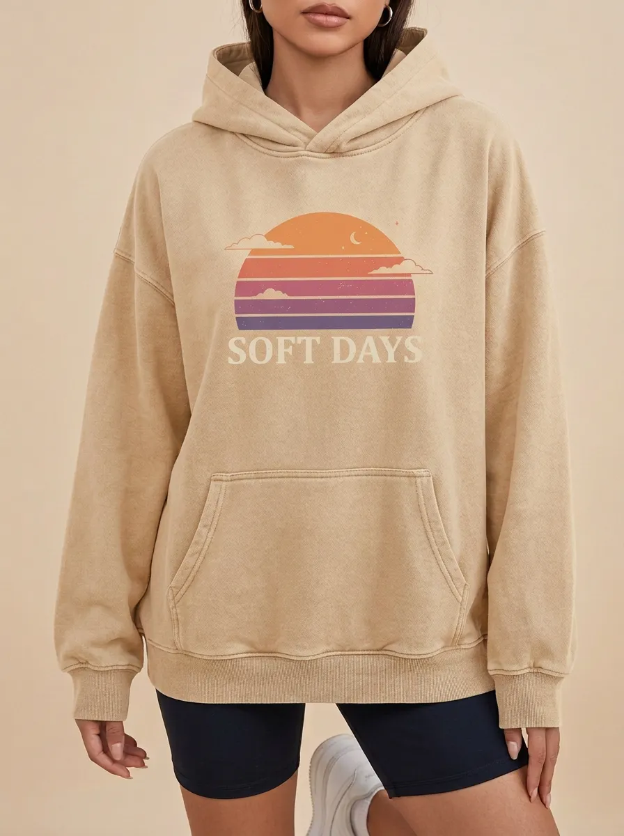 Soft Days Sunset Hoodie