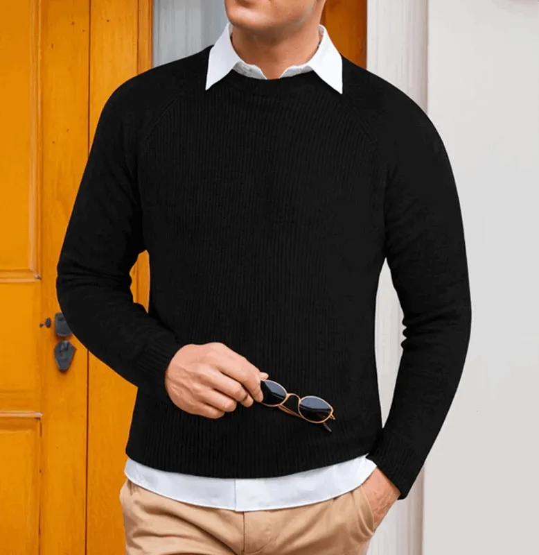 Black Crewneck Sweater