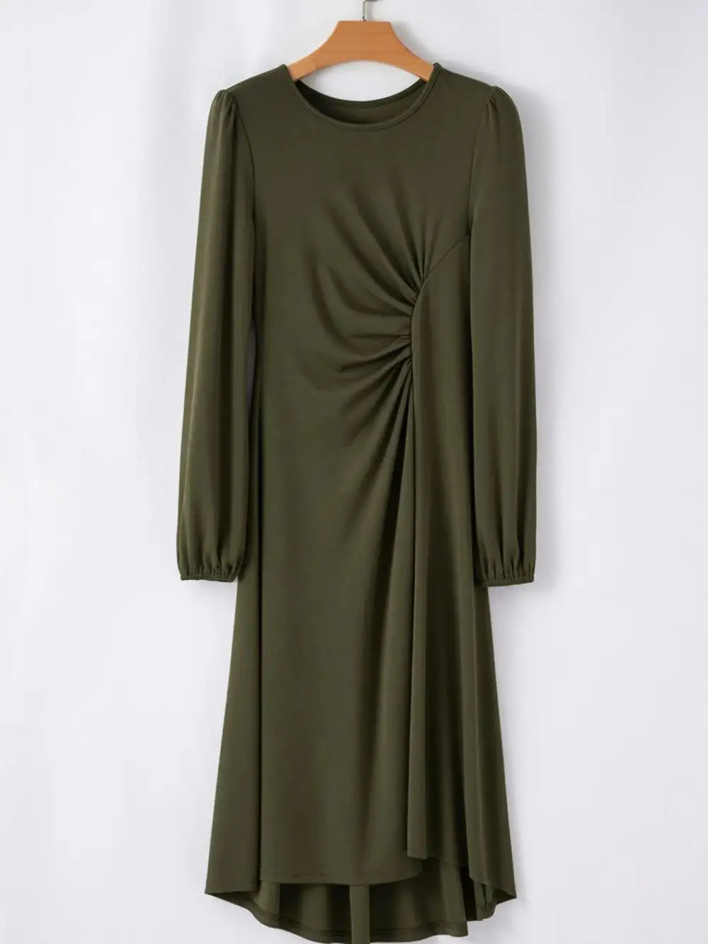 Classic Long Sleeve Midi Dress