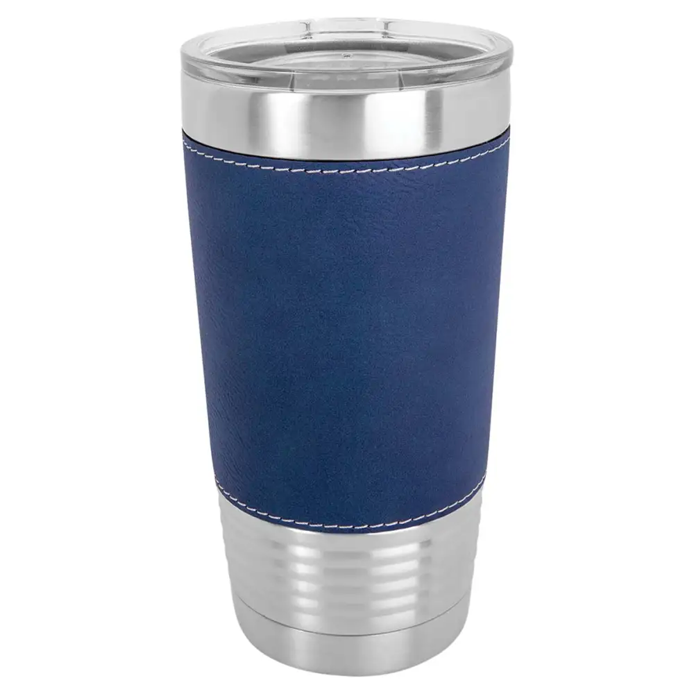 Faux Leatherette Finish Stainless Steel Tumbler