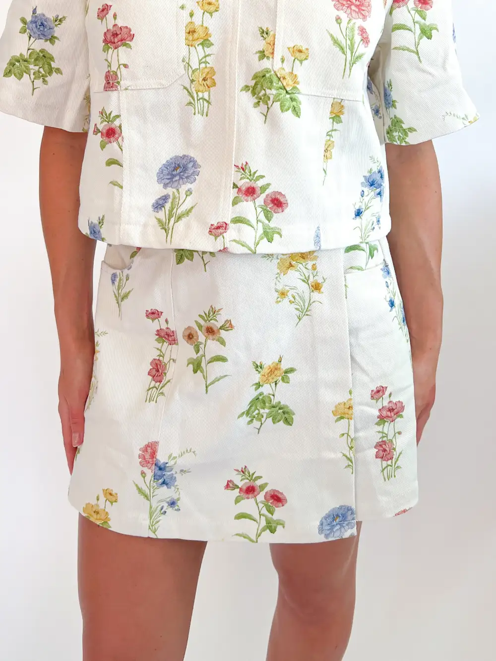 Floral Mini Skort