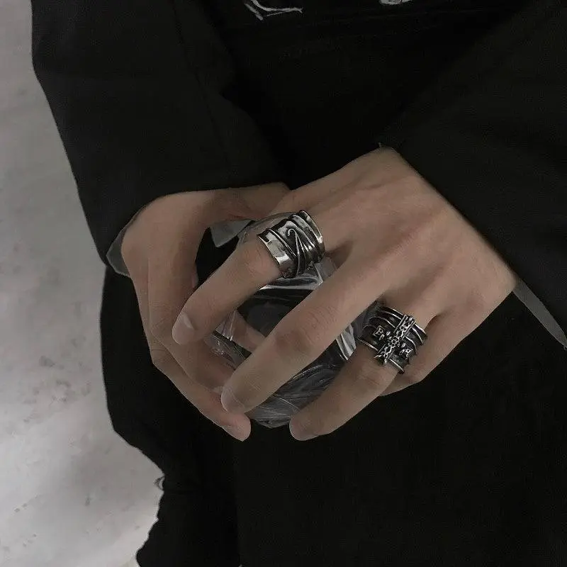 Liquid Metal Texture Ring